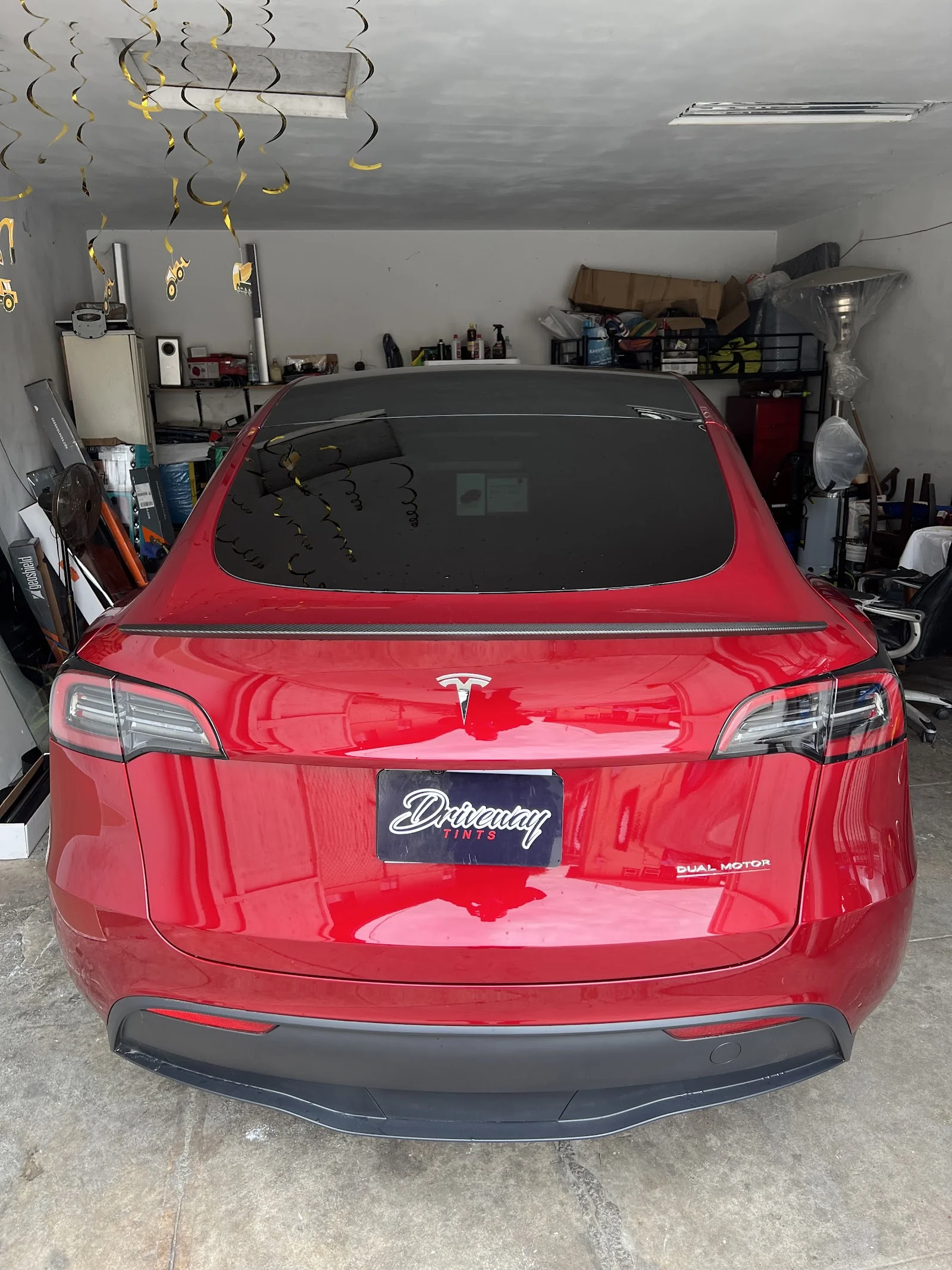 Inside Driveway Tints LLC — shop interior and work bay